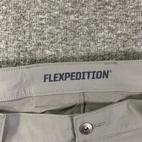 Duluth Flexpedition Pants Men 42x30 Gray Performance Stretch Outdoor Hiking - Picture 4 of 12